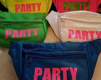 Neon Party Fanny Packs - Rave, Festival, EDC, SMF, Burning Man