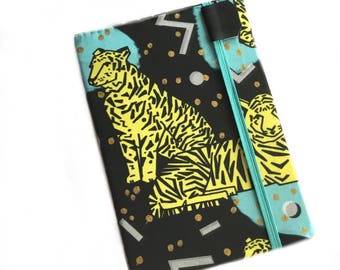 Kindle Paperwhite cover - - Retro Tigers - tiger print eReader case - hardcover - kindle touch - 80s