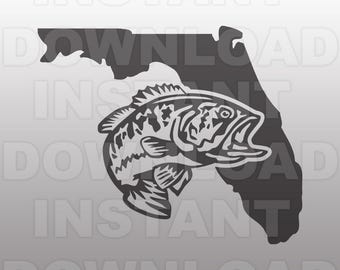 Assorted Fish Silhouettes Clipart bass pike bluegil