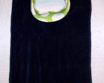 Towel Bib by PETUNIAS - absorbent washable dryable knit baby toddler gift
