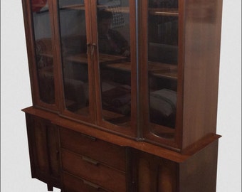 Mid-Century Modern China Cabinet by Stanley