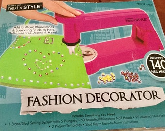 Fashion Decorating Premium Stone and Stud Setting Machine in Excellent Condition