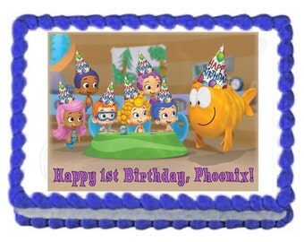 Bubble guppies cake Etsy