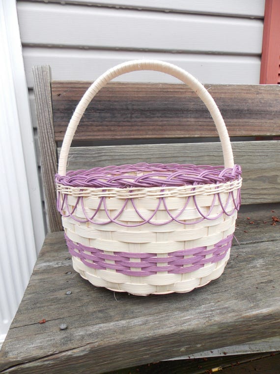 XL Round Basket Easter Basket Wedding Basket