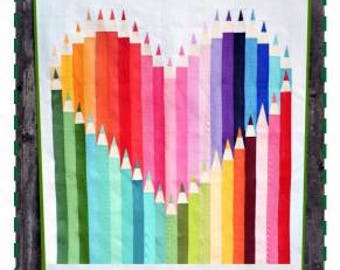 Color Outside the Lines quilt Pattern from Kelli Fannin