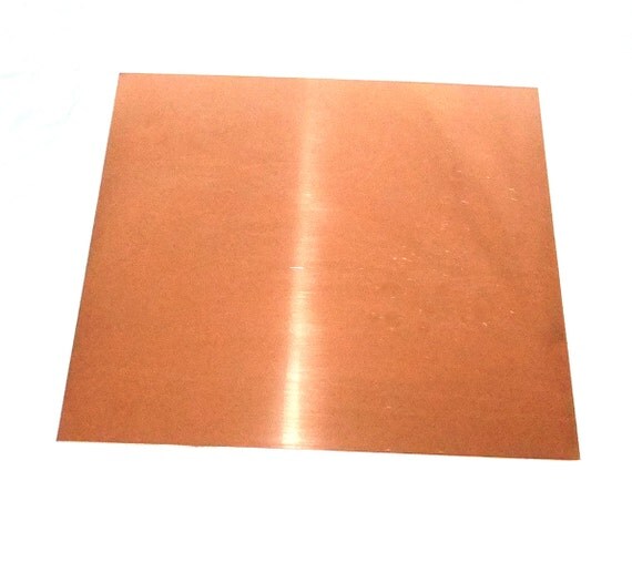Copper Sheet 22ga 12 in. x 12 in. .64mm Thick