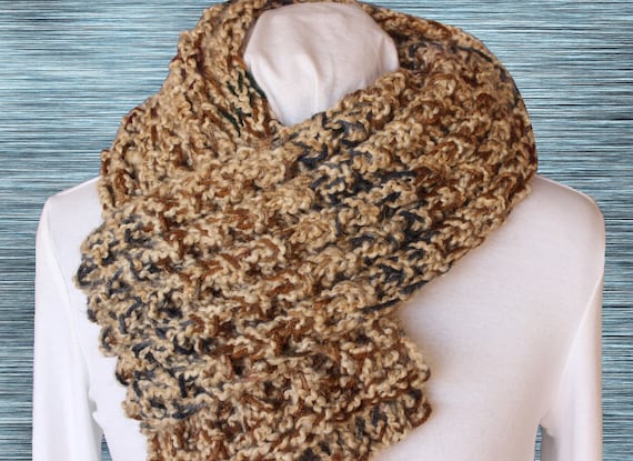 Chunky Scarf Pattern, Knitted Scarf Patterns, Bulky Weight ...