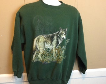 hunter green sweatshirt