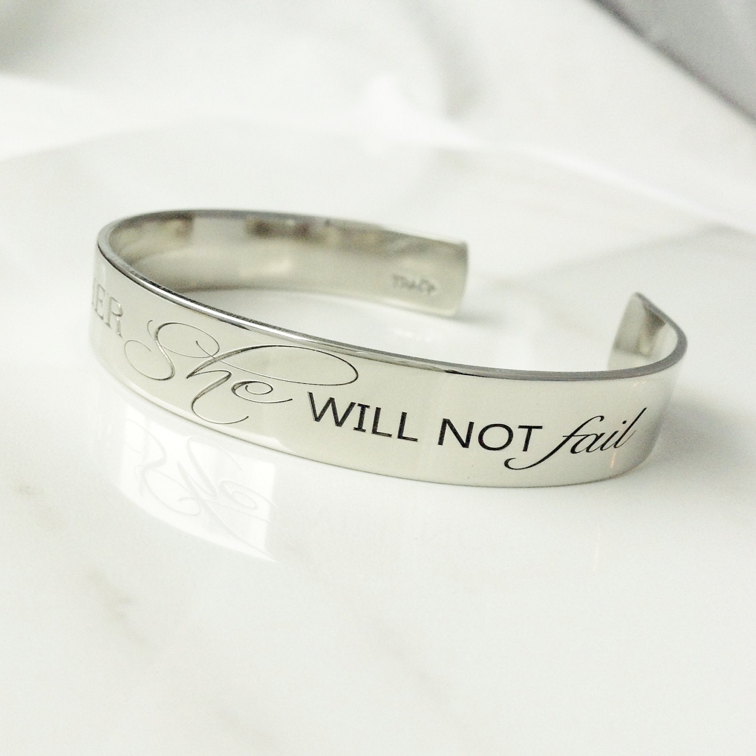 God is within Her She will not Fail Bracelet . Psalms 46:5