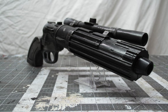 Boba Fett Mandalorian Blaster Pistol 1:1 scale by WulfgarWeapons