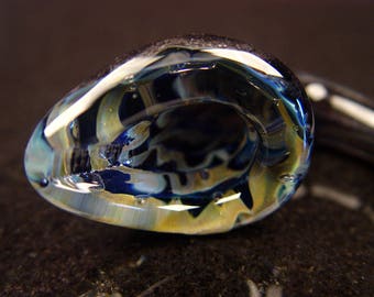 Coiled Sherlock, Glass Pipe by Firebrand, Ready to Ship, SHR05181707
