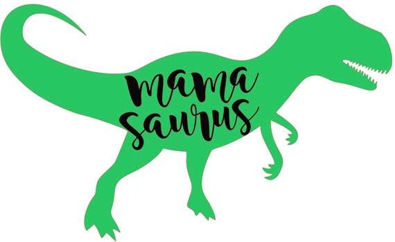 Download Mama Saurus Dinosaur SVG File For Cutting Machine File ...