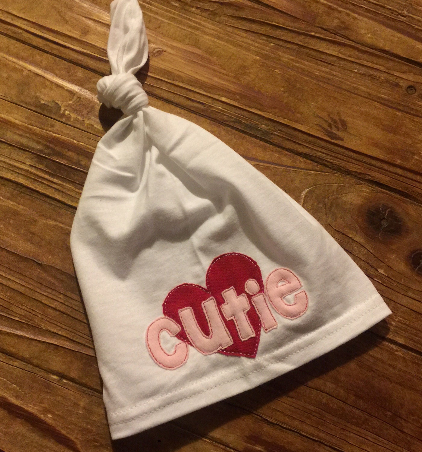 Cutie Hat Newborn Hat Baby Girl Hat slouchy Hat Knot