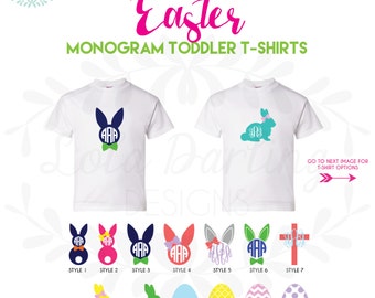 easter monogram shirt