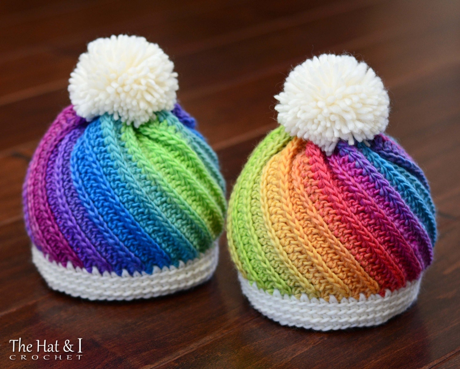 CROCHET PATTERN Twist Top Beanie crochet hat pattern