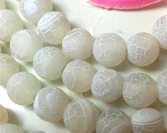 48 AGATE Gemstone Beads 8mm - COD9862