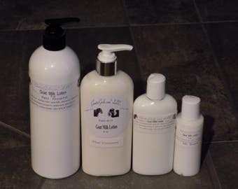 Goat Milk Lotion with Shea Olein - Choose Size and Fragrance