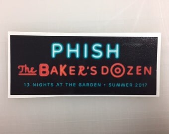 Phish The Baker's Dozen Sticker