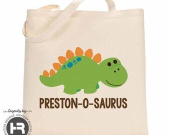 dinosaur beach bag