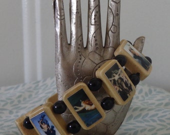 Nyx Devotional Bracelet. Pagan Polytheist Hellenist Jewelry.