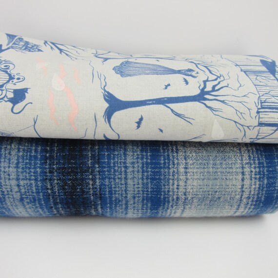 Whole Cloth Quilt Kit Hallow Lane and Mammoth Flannel 4