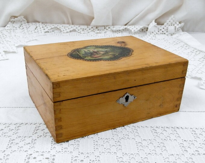 Vintage French Trinket Wooden Box with an image of a Romantic Castle, Shabby, Chateau, French Country Decor, Jewelry, Vintage, Retro Vintage French Trinket Wooden Box with an image of a Romantic Castle, Shabby, Chateau, French Country Decor, Jewelry, Vintage, Retro