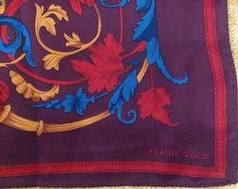 Elaine gold scarf | Etsy