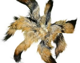 Glacier Wear Gray Fox Fur Tails & Keychains