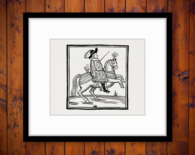 Digital Graphic General on Horse Printable Illustration Download Image Vintage Clip Art for Transfers etc HQ 300dpi No.1708