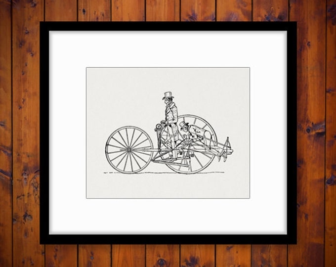 Printable Image Antique Vehicle from 1830 Graphic Illustration Digital Download Vintage Clip Art Jpg Png Eps HQ 300dpi No.3058