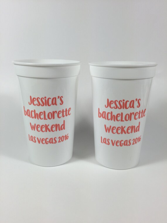 Personalized Bachelorette Cups Bachelorette Cups