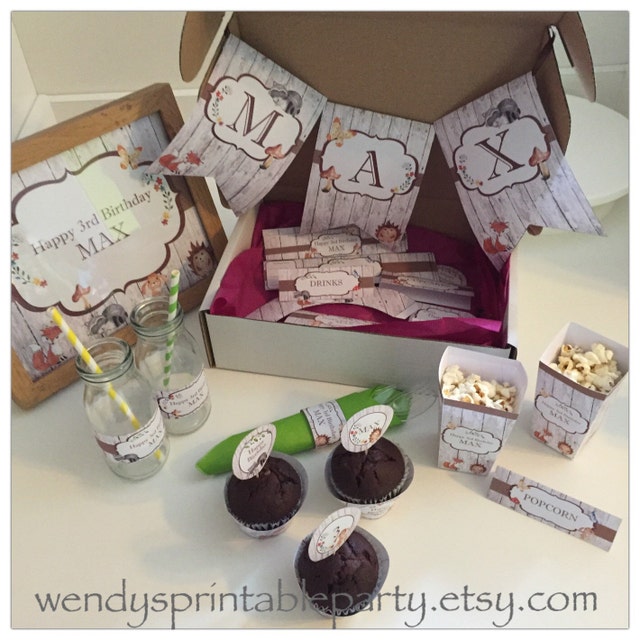 Printable Favor Boxes Party Packs &amp; by WendysPrintableParty