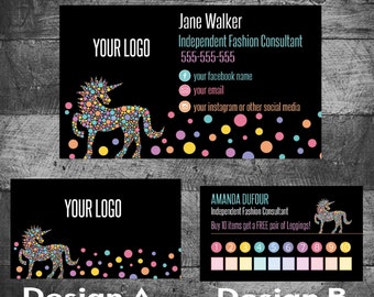 Lularoe Unicorn business cards, Seller Marketing, Unicorn business cards, love my leggings, Custom business, Pop Ups Chalk, digital file