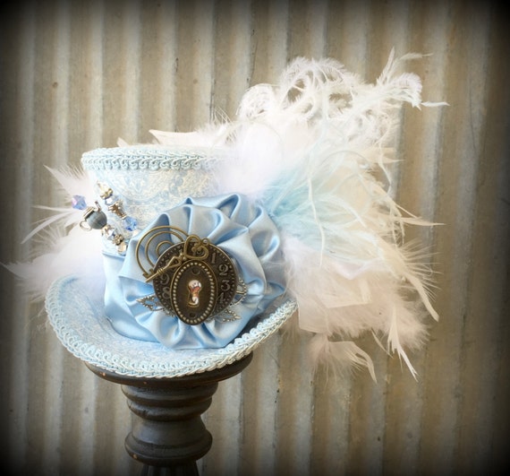 Mini Top hat Mad hatter Hat Alice in Wonderland Mini by ChikiBird