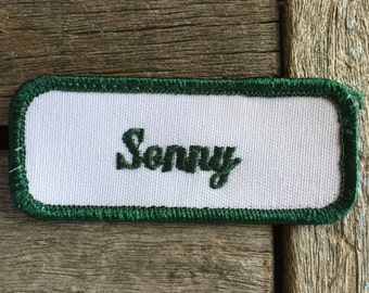 Work Shirt Name Patches Mostly by HeydayRetroMart on Etsy