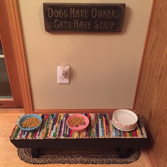 PET Cat Dog Puppy Food RISER Raise Dish Water Bowl For Neck