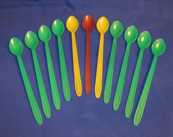 plastic iced tea spoons