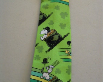 Snoopy's St. Patrick's Day Necktie