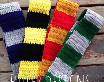 Harry Potter scarf, griffindor scarf, Harry Potter prop, photography prop, Harry Potter, griffindor prop,tassel scarf