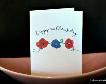 Free Printable Mother's Day Card, Watercolour flowers card, printable watercolor card, floral mother's day card *DO NOT PAY