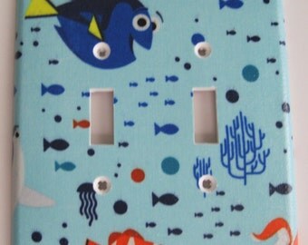 Finding Dory Double Toggle Light Switch Plate Cover