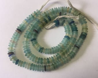 Rare Ancient Roman Glass Beads Roundelles 1000-1500 Yrs Old RG2000