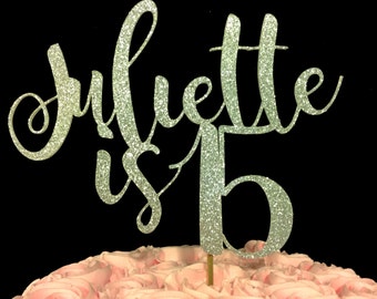 Birthday Cake topper, personalized birthday cake topper, personalized cake topper, Birthday decorations, personalized birthday cake topper
