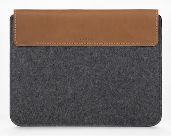 iPad Mini Case - iPad Mini Leather Sleeve - Felt iPad Case - iPad Mini Cover
