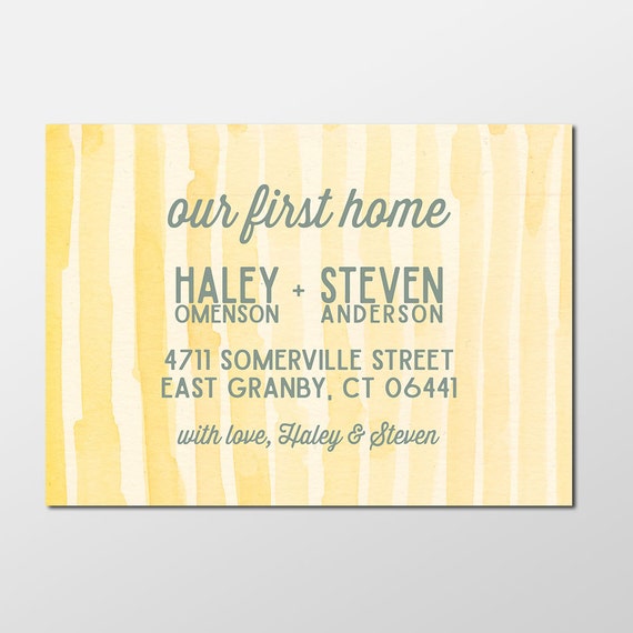 Our First Home Custom Digital Moving Announcement Weve Moved Move Our First Home Custom Digital Moving Announcement Weve Moved Move