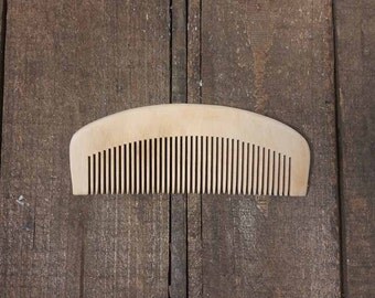 Wooden Beard Comb, Wood Comb for Beards, Wood Beard Comb