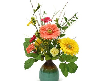 lovely silk flower arrangement morning sunshine in our patique collection - Silk Arrangements For Home Decor lovely silk flower arrangement morning sunshine in our patique collection - Silk Arrangements For Home Decor