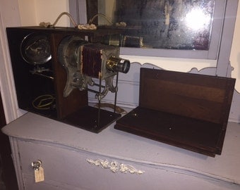 Antique, MC INTOSH, Very Rare, Stereopticon, Magic Lantern, Slide Projector, 1800s