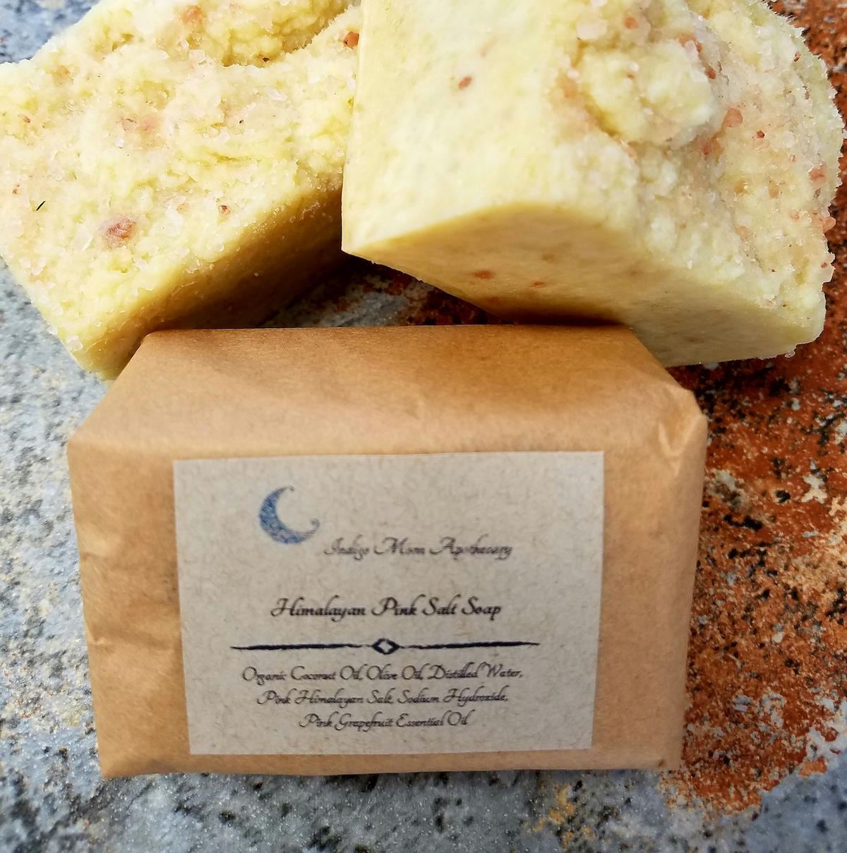 Himalayan Pink Salt Soap Organic Bath Soap Vegan Soap