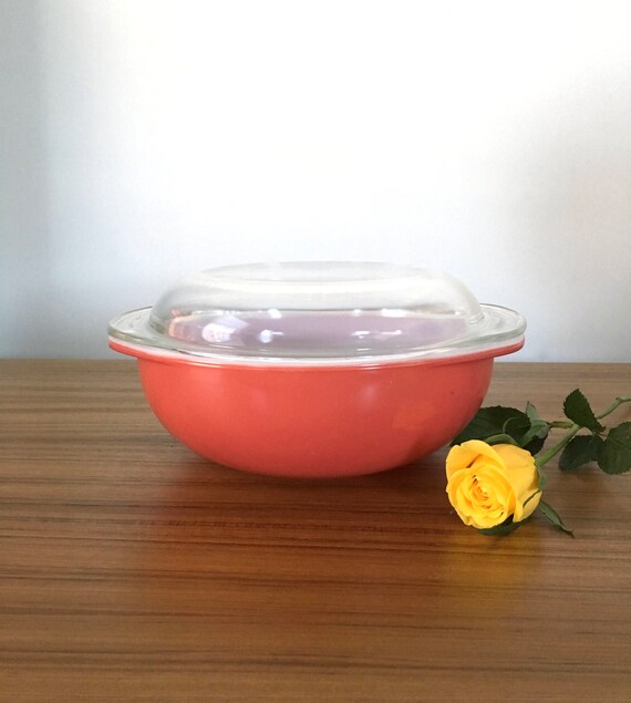 Vintage Pyrex Pink Casserole Dish with Lid Pyrex Pink
